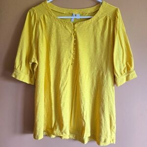 Cato Button Accent Blouse, L